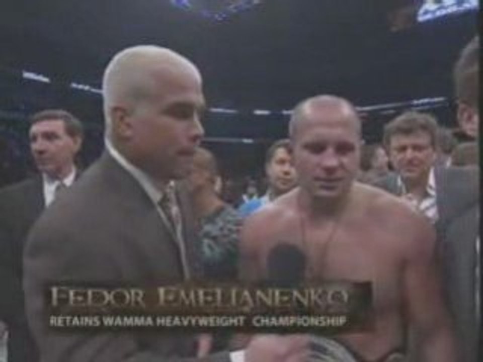 Fedor vs Arlovski Amazing KnockOut