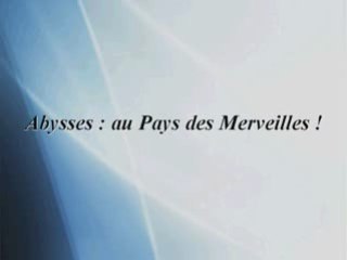 Abysses: Au pays des merveilles