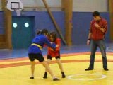 marine girot competition de sambo