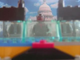 Obama: son serment en légos!!