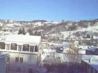 La Bourboule: Soleil hivernal