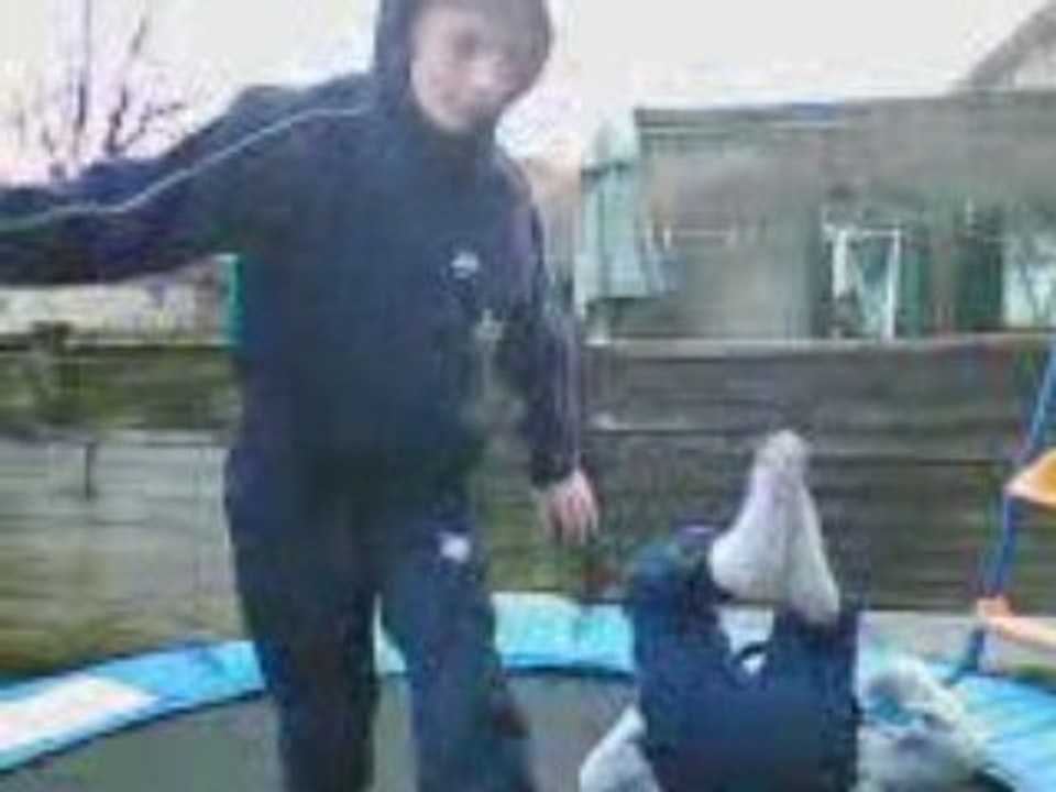 trampoline wrestling Hunting RKO