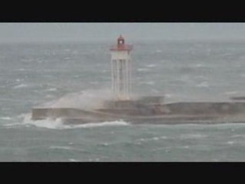 Tempete a port vendres 24 janvier 2009