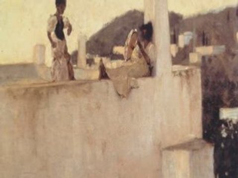 Animation du tableau de John Singer Sargent, Rosina Capri