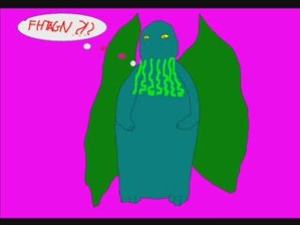 Cthulhu in paint