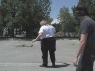 Bruce Gets Hit - Gravity Defyer Promo