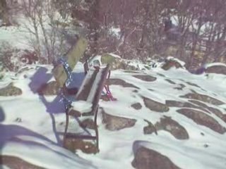 La Bourboule: Land Art sur le rocher