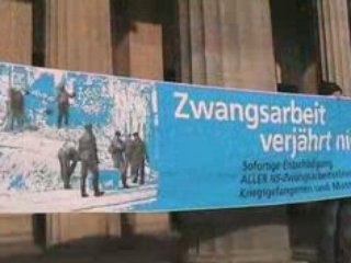 Aktion gegen das Vergessen: "NS-Opfer entschädigen"