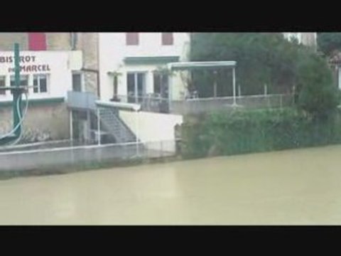 tempête dans les landes Mont de Marsan le 25 janvier 2009