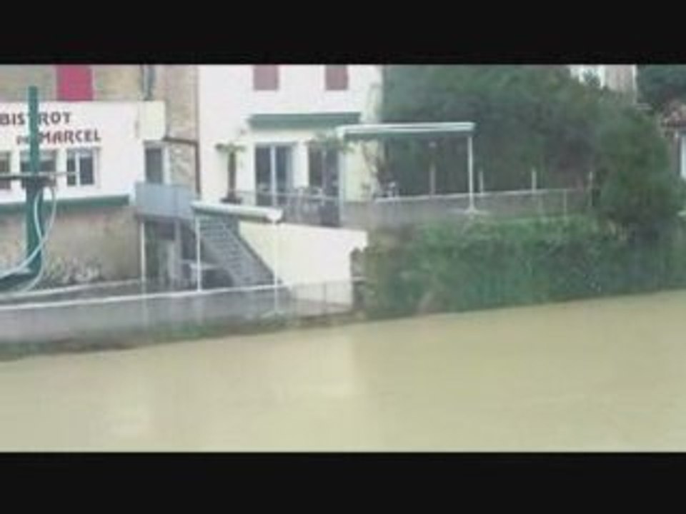 tempête dans les landes Mont de Marsan le 25 janvier 2009
