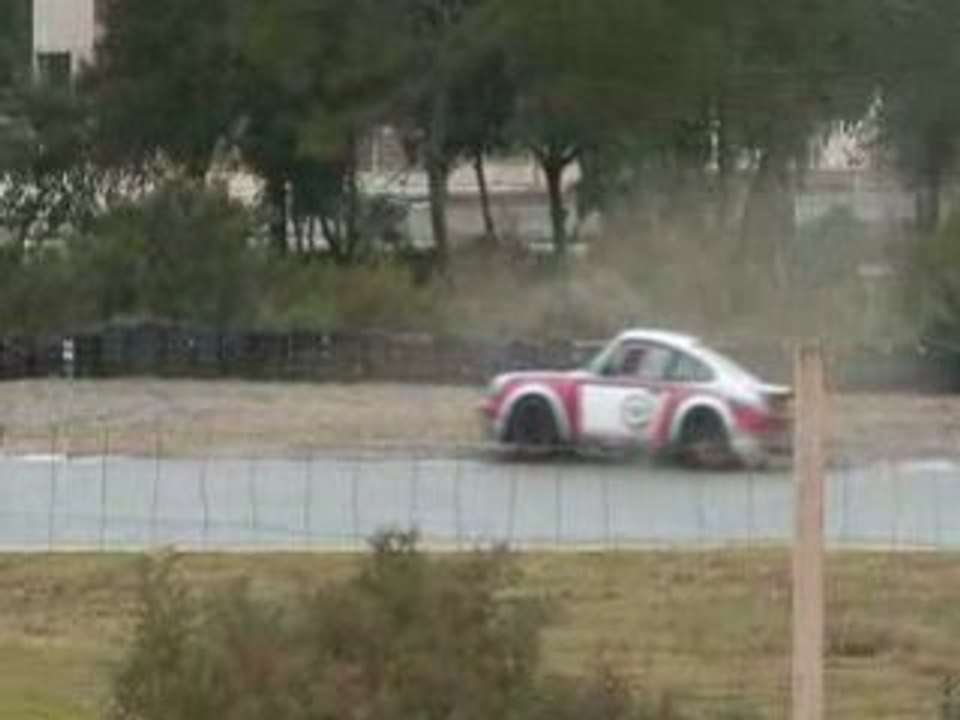 tete a queue porsche  turbo martini circuit du luc