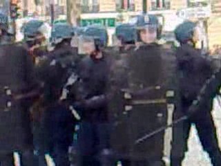 manif pour gaza  M° denfert à paris le 24/01/09