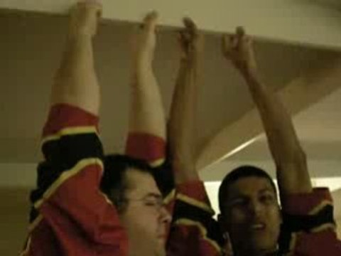 Instant volé au cours d'un échauffement d'impro