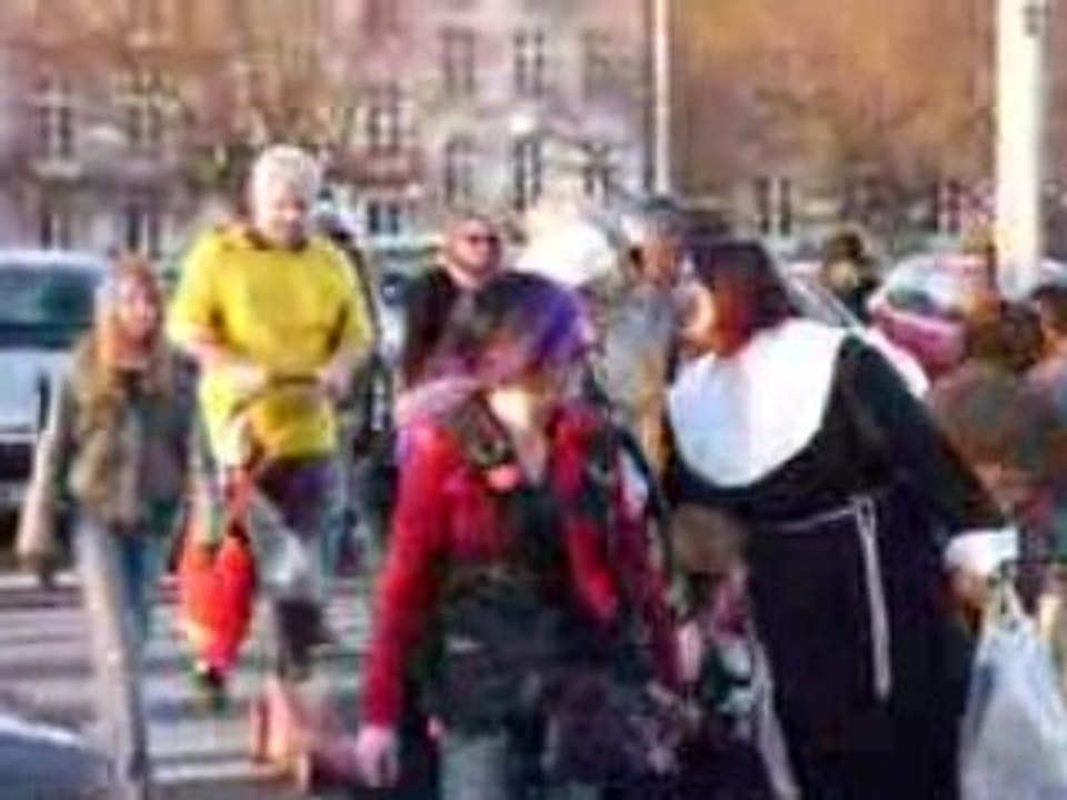 Flash Mob OVS Nantes 24 janvier 2009