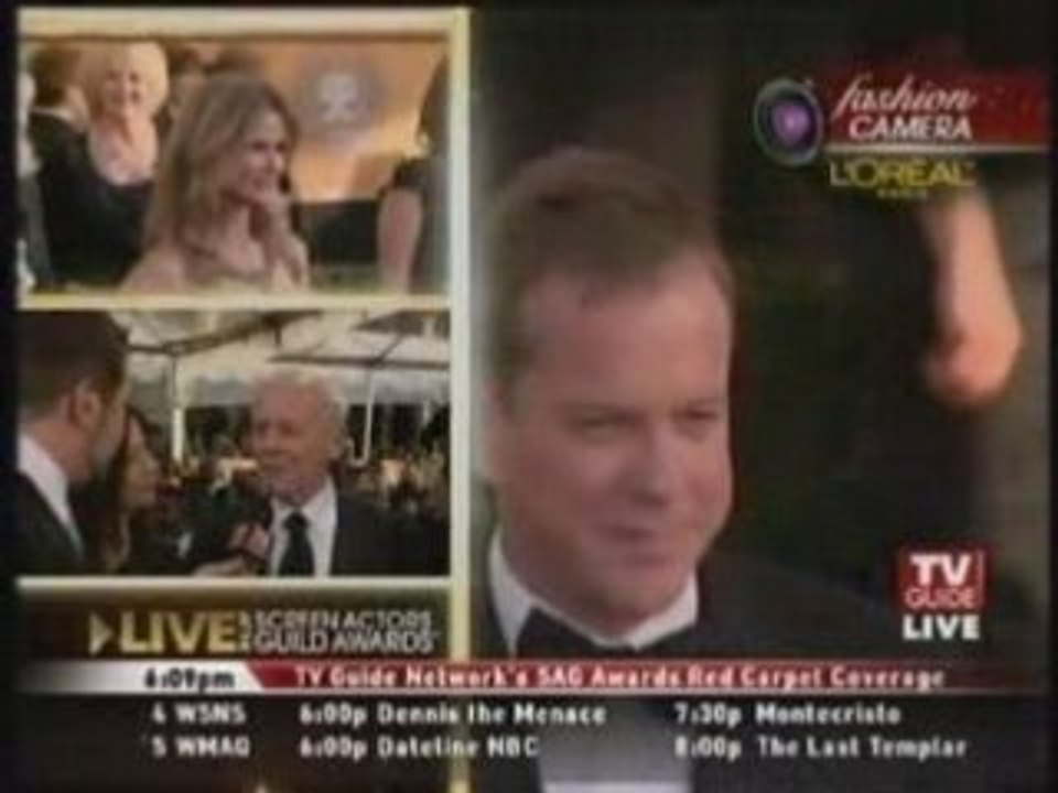 Kiefer Sutherland Red Carpet at the SAGs