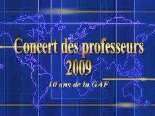 Concert des profs, 17 Janvier 2009