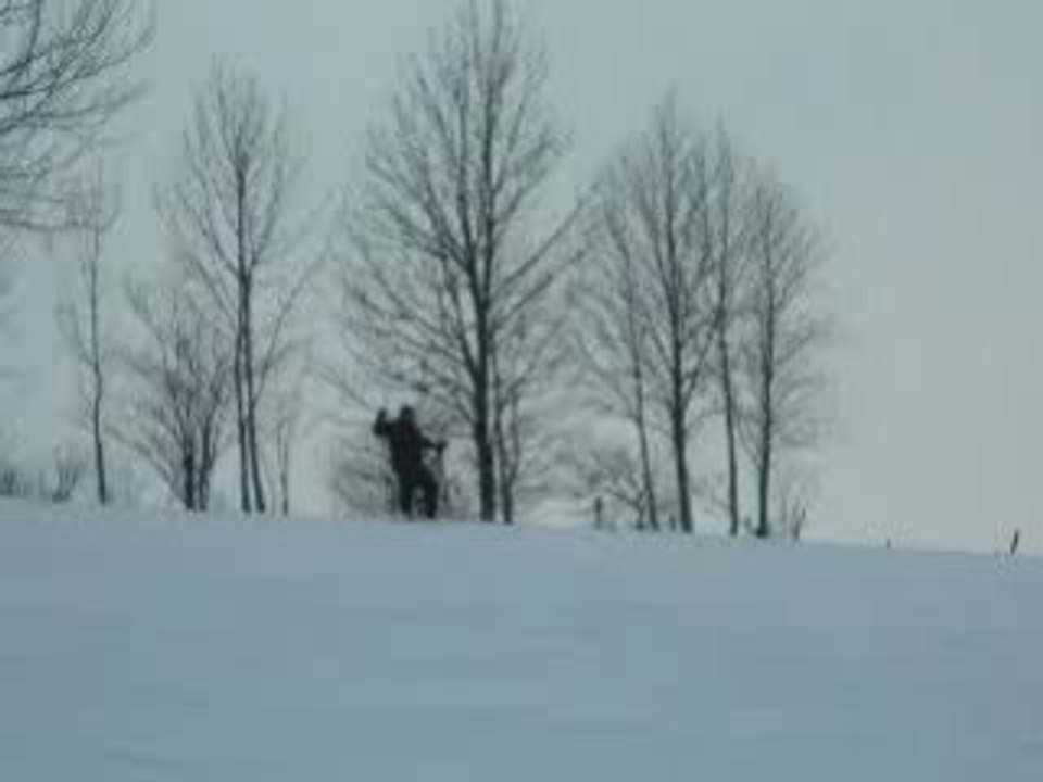 bouba patite chute en ski