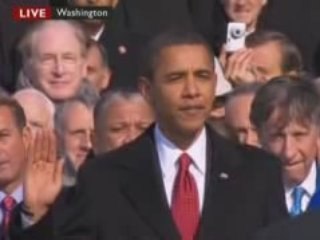 Obama prête serment - Début
