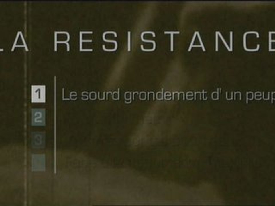 Résistance Le sourd grondement d'un peuple