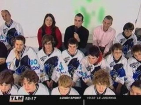 Plateau tv TLM 08/12/08 - Roadrunners lyon N2 roller hockey
