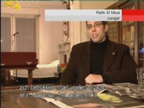 Rafik El Maai et Peter Bultink aux puissants chanson pr Gaza