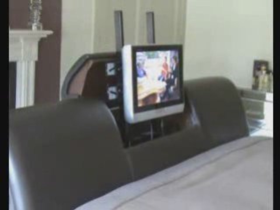 Leather Television Bed Sample