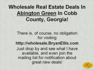 Abington Green Wholesale Real Estate Deals