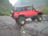 toyota hzj 73 rock crawling réhausse