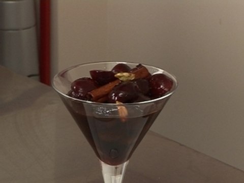Poêlée de cerises au caramel