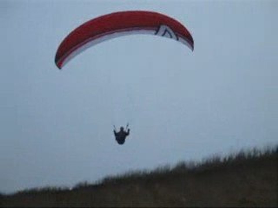 26.1.2009 Ich bin Gleitschirm geflogen