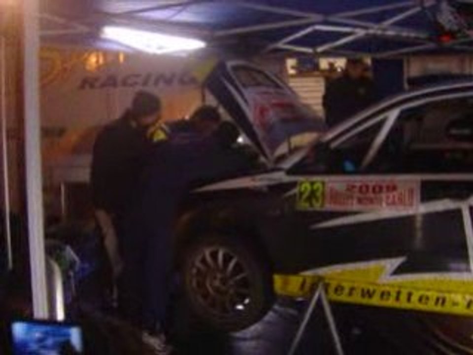 La Mitsubishi de Wittmann en assitance