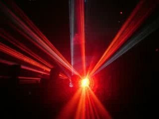 Premier show laser de la Soirée du 24.01.09 @ Magnum