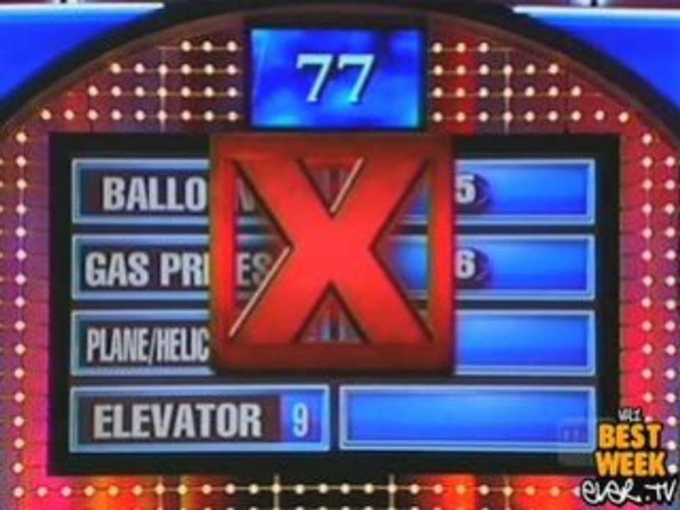 ICYMI - Family Feud - "Name Something That Goes Up"