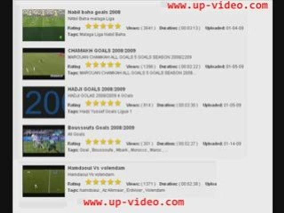 www.up-video.com اهداف بوصوفة باها الشماخ الحمداوي حجي