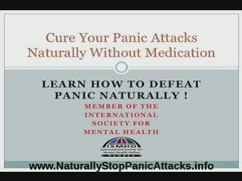 Stop Anxiety Cure Panic Attacks Naturally
