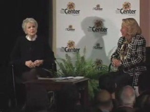 Elaine Stritch and Liz Smith in conversation at the Center