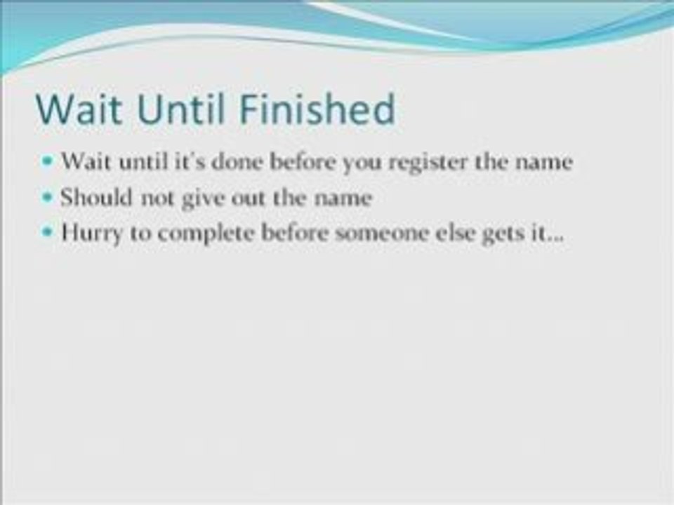 Domain Name Buzzkill