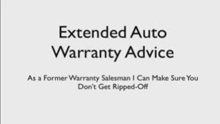 Auto Warranty Insurance