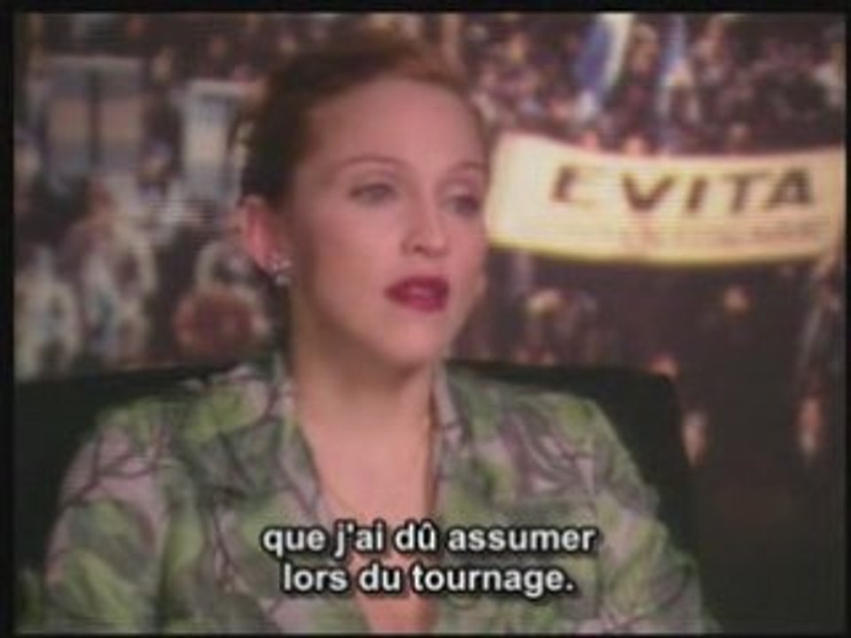 Evita: Interview Madonna