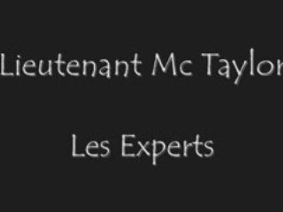 Télévengeur Lieutenant Mc Taylor