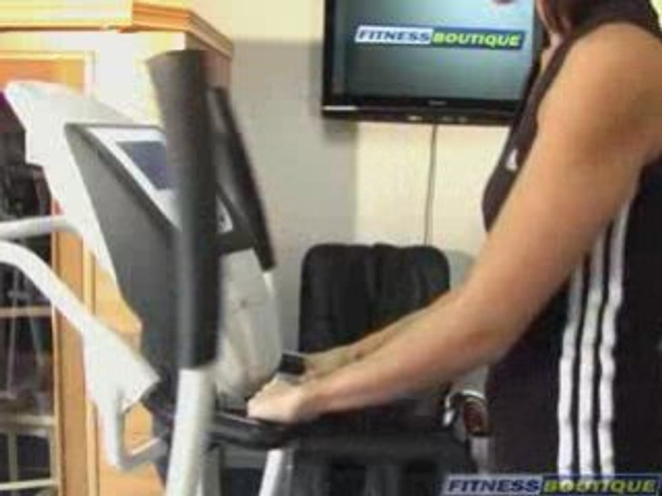 Vélo elliptique KETTLER - SATURA E EXT BLANC ANTHRACITE