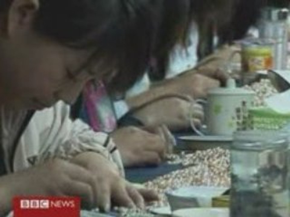 Industrie de la perle de culture en Chine (Zhuji)