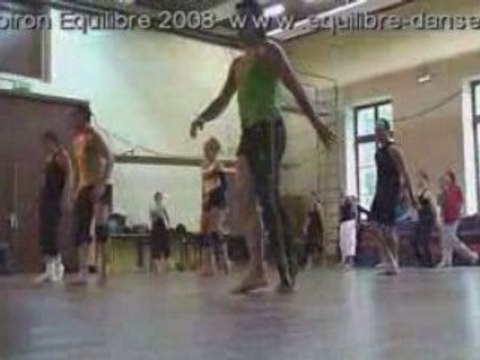 Christine Hassid pendant le stage de danse de Voiron.