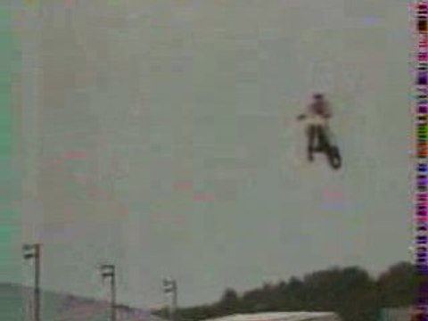 Doug danger record saut longueur motocross dirt bike crash