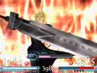 DISSIDIA Cloud (AC) vs Séphiroth (lv 100)