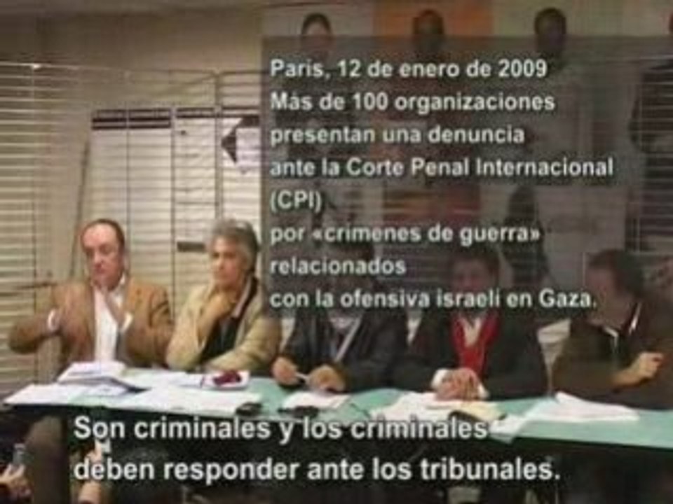 Denuncia contra Israel