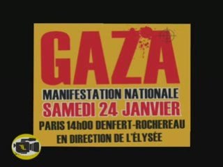 Manifestation unitaire en soutien à Gaza