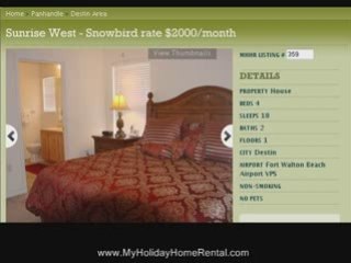 fl vacation homes for rent