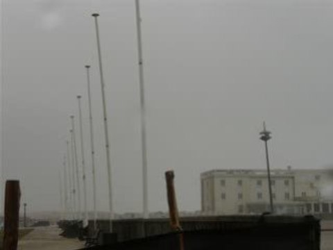 Biscarrosse pleine Tempête Klaus Mats arrachés ou malmenés
