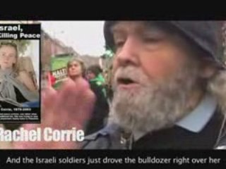 Irland - Free gaza demonstration in Dublin 1st January 2009